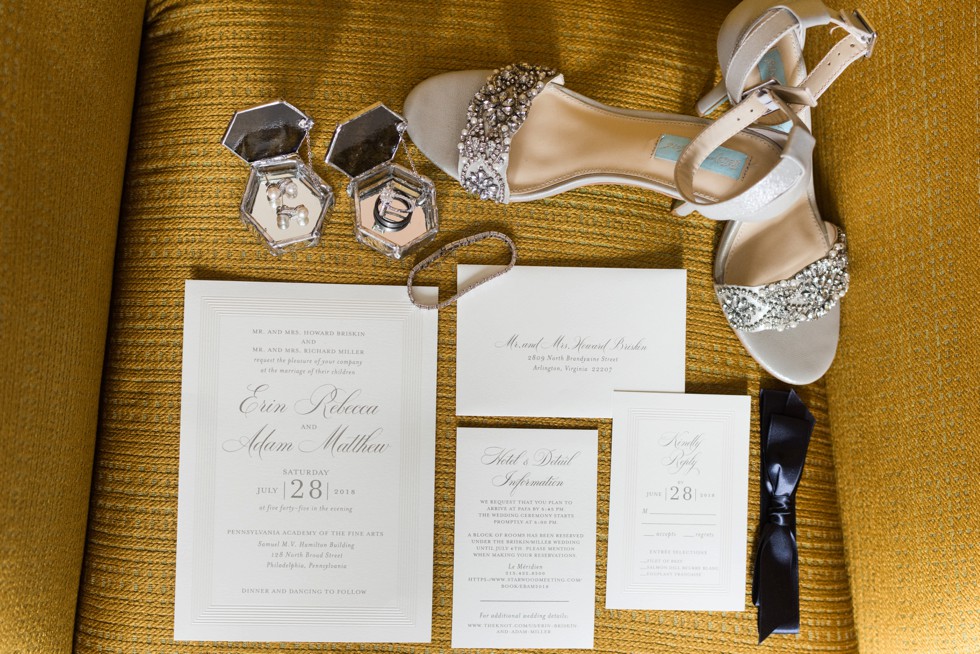 Le Meridien bridal details