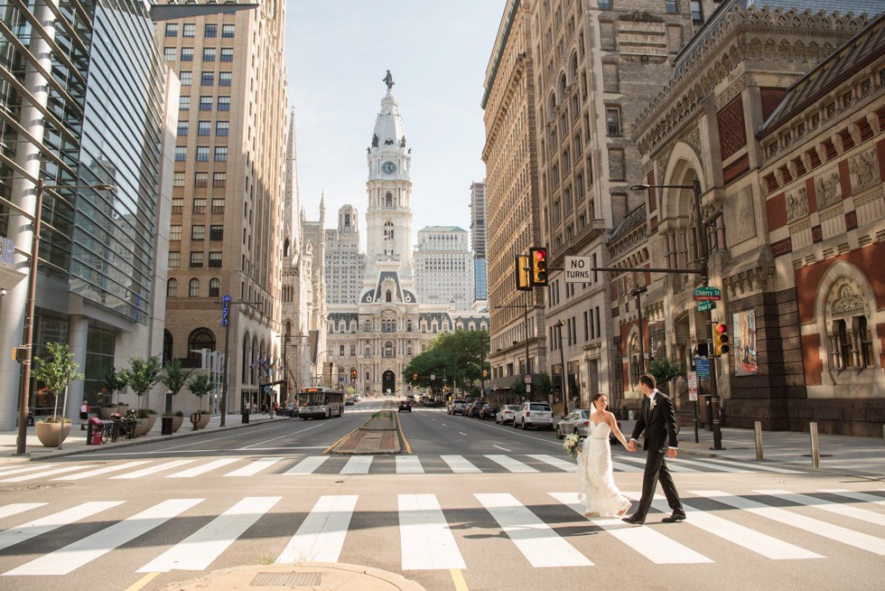 Broad Street wedding photo