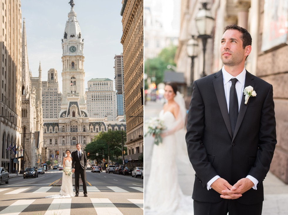 PAFA Broad Street wedding photo