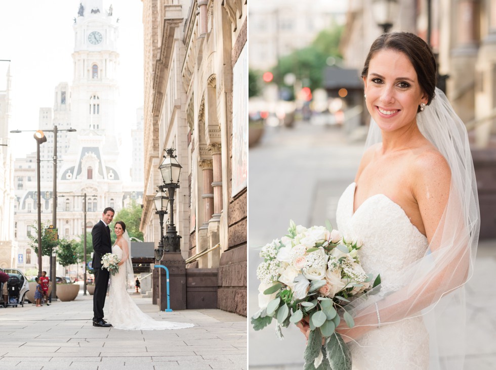 PAFA Broad Street wedding photo