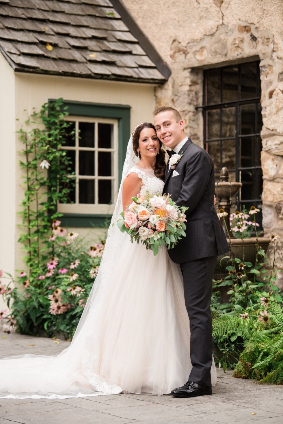 Holly Hedge estate rainy wedding