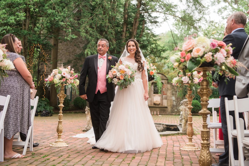 Holly Hedge estate outdoor wedding ceremony