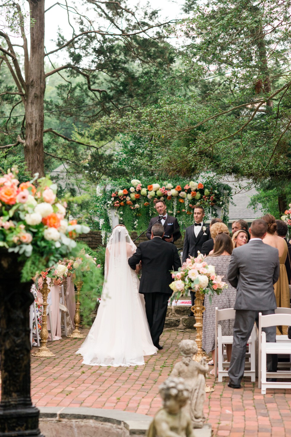 Holly Hedge estate outdoor wedding ceremony