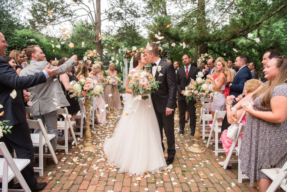 Holly Hedge estate outdoor wedding ceremony