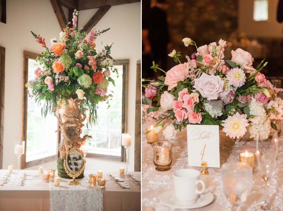 Holly Hedge Estate wedding decor Petal Pushers Florals