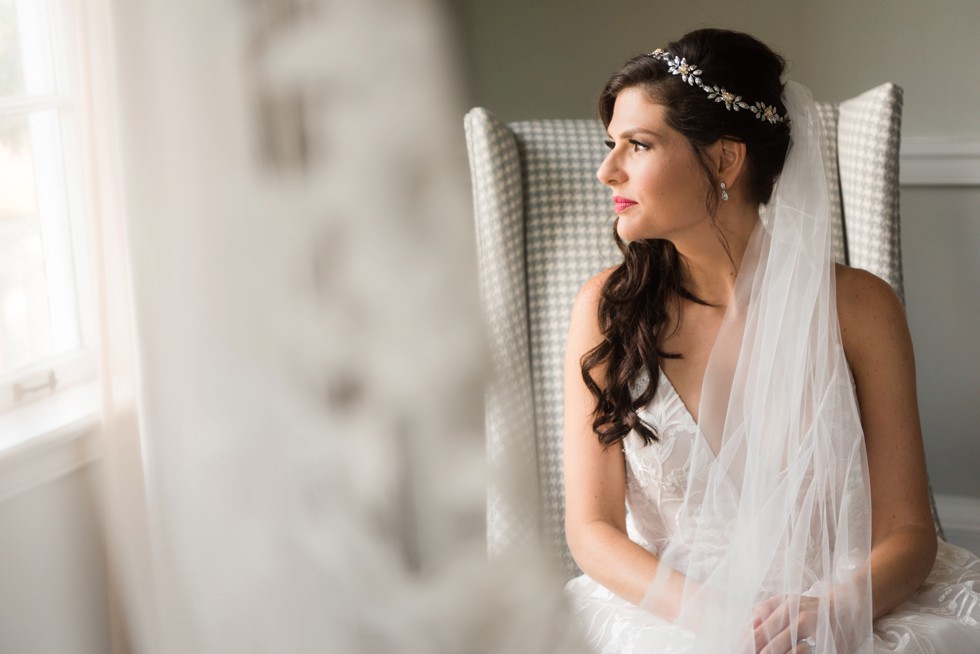 Bridal prep at Tidewater inn Easton Maryland