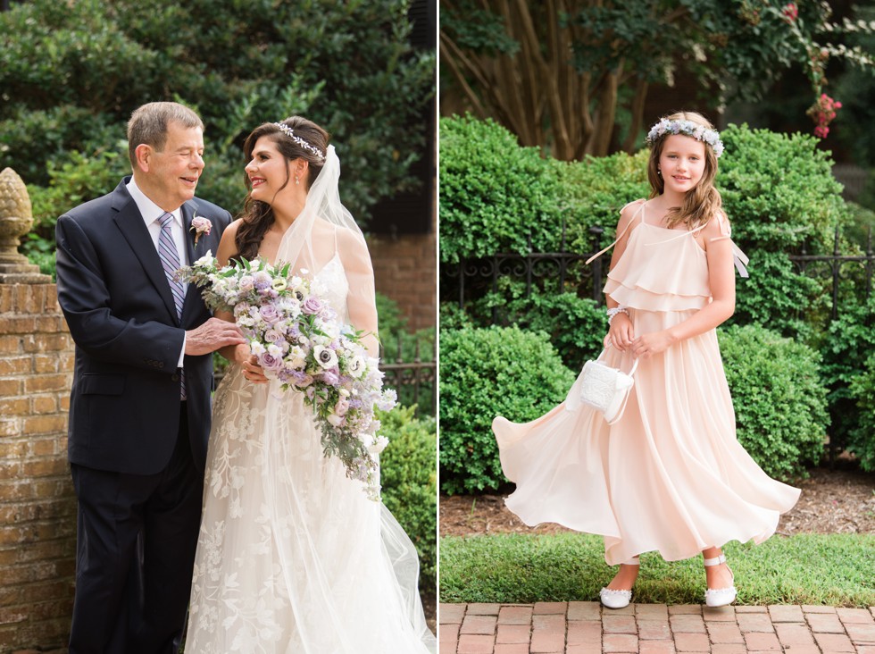 Father of the bride moment at Tidewater inn