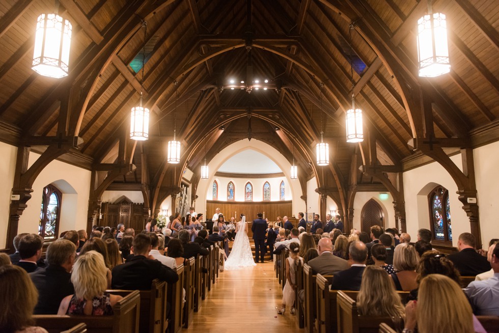 Trinity Cathedral Easton Maryland wedding ceremony