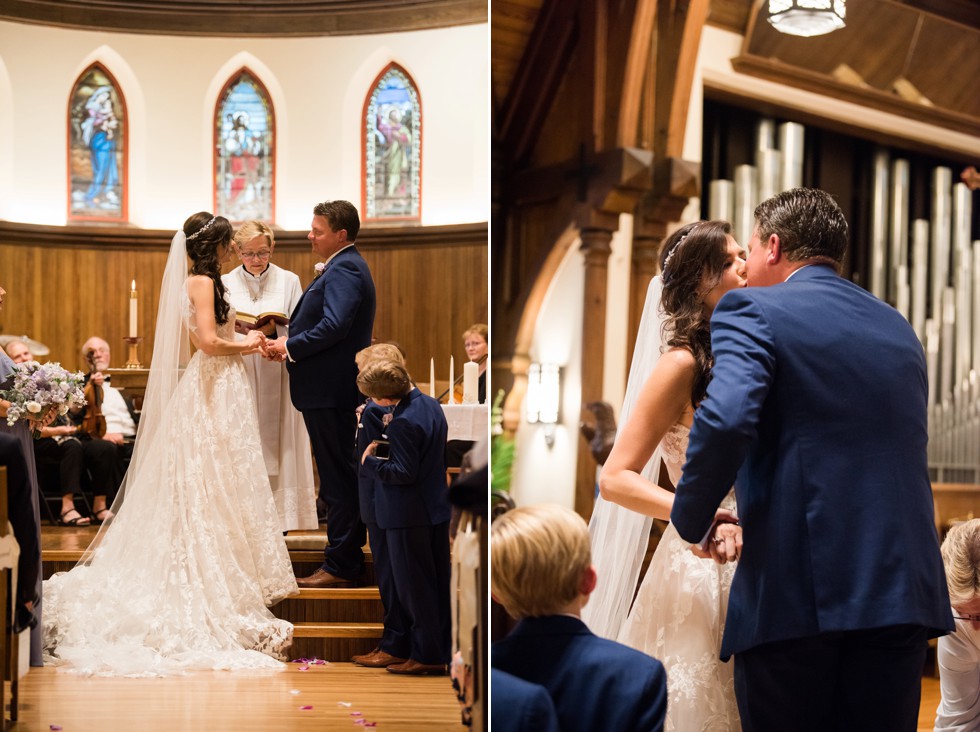 Trinity Cathedral wedding ceremony