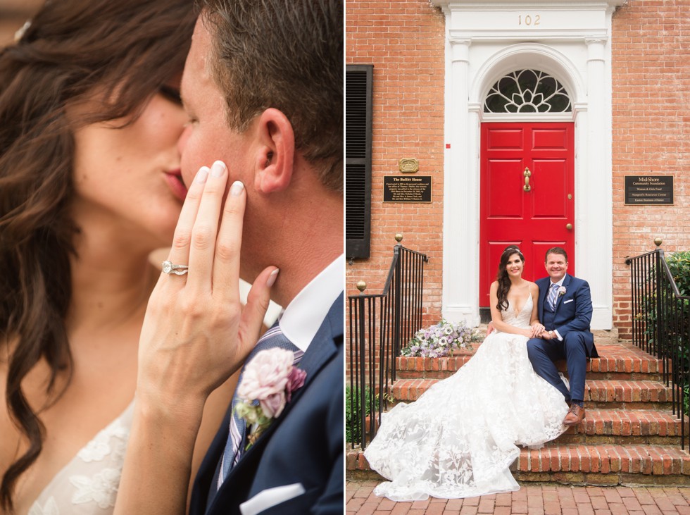 Bullitt House Easton wedding couple photo