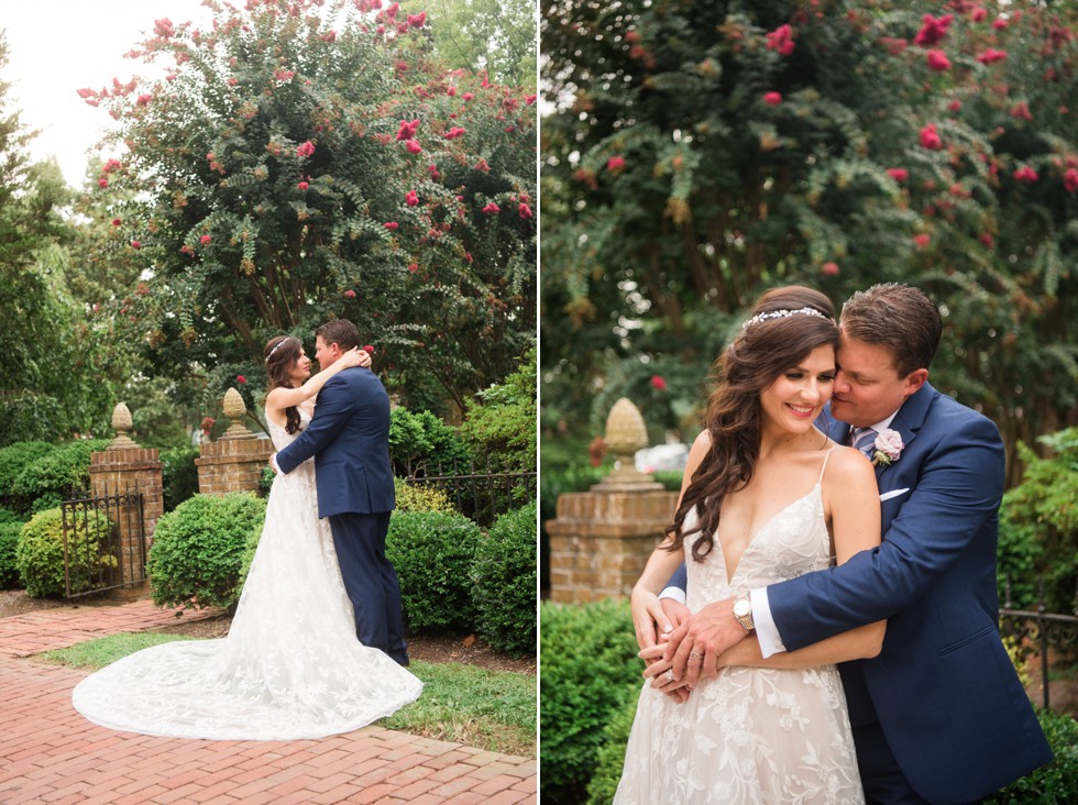 Bullitt House Easton wedding couple photo