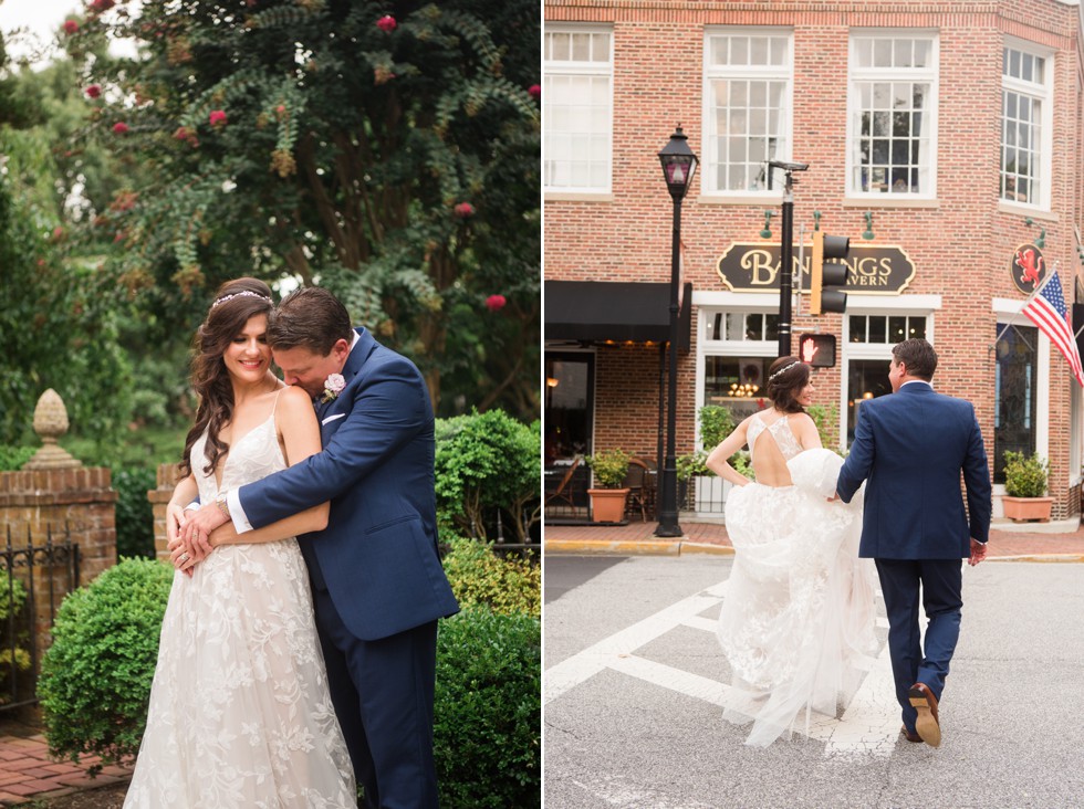 Bullitt House Easton wedding couple photo