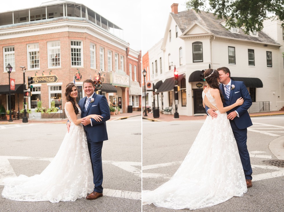 wedding couple and kids in Easton