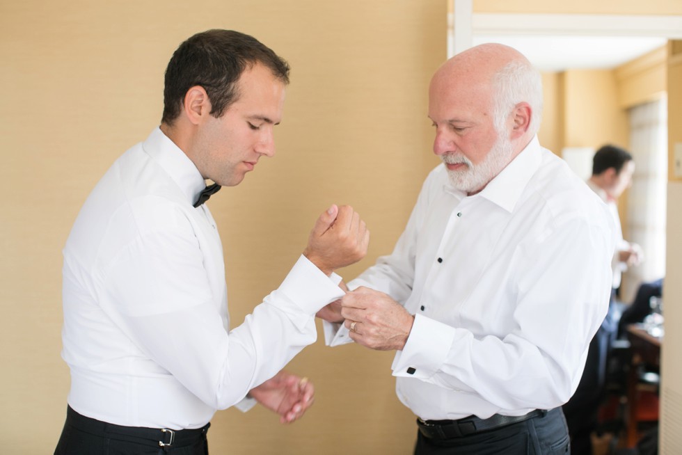 groom getting ready 