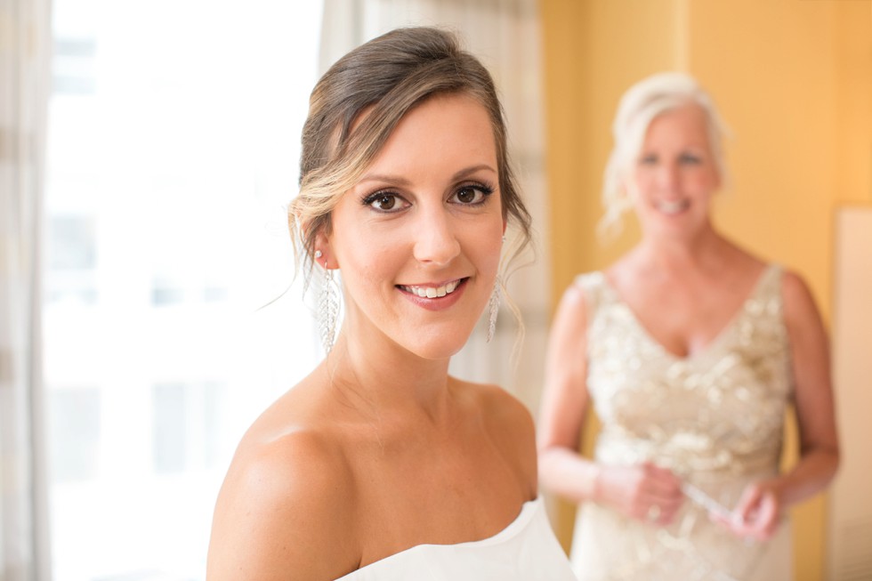 baltimore hotel wedding bridal prep