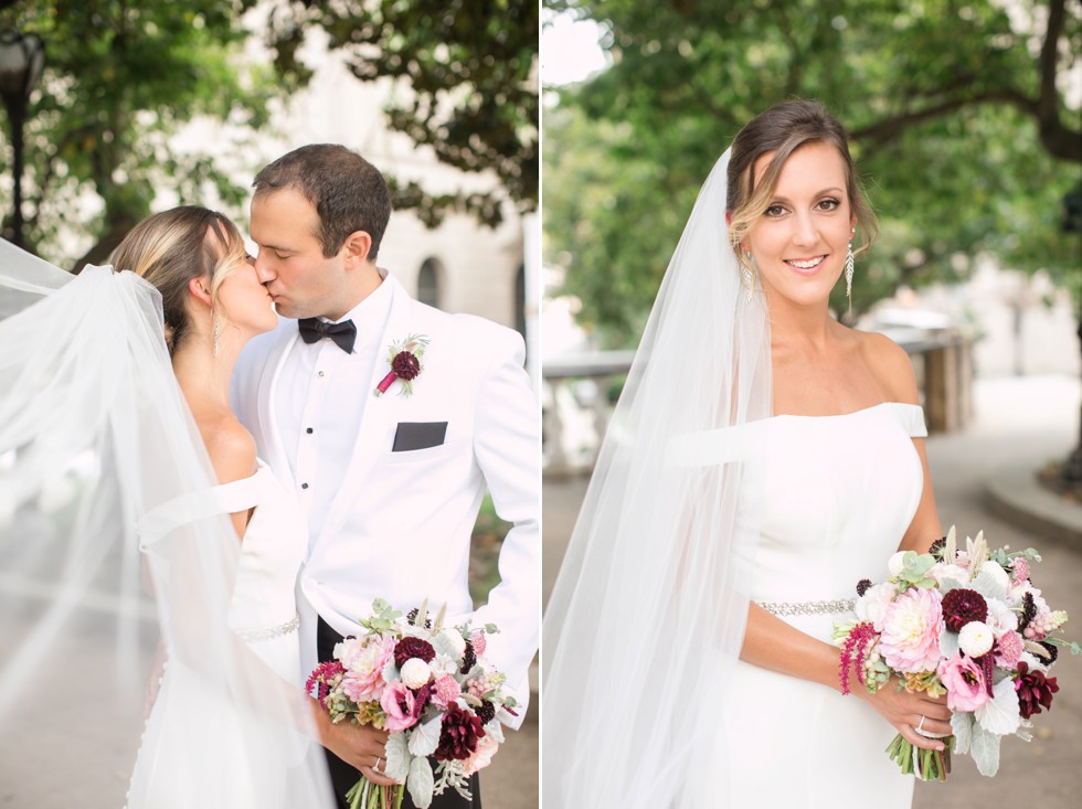 Mount Vernon Wedding couple portraits