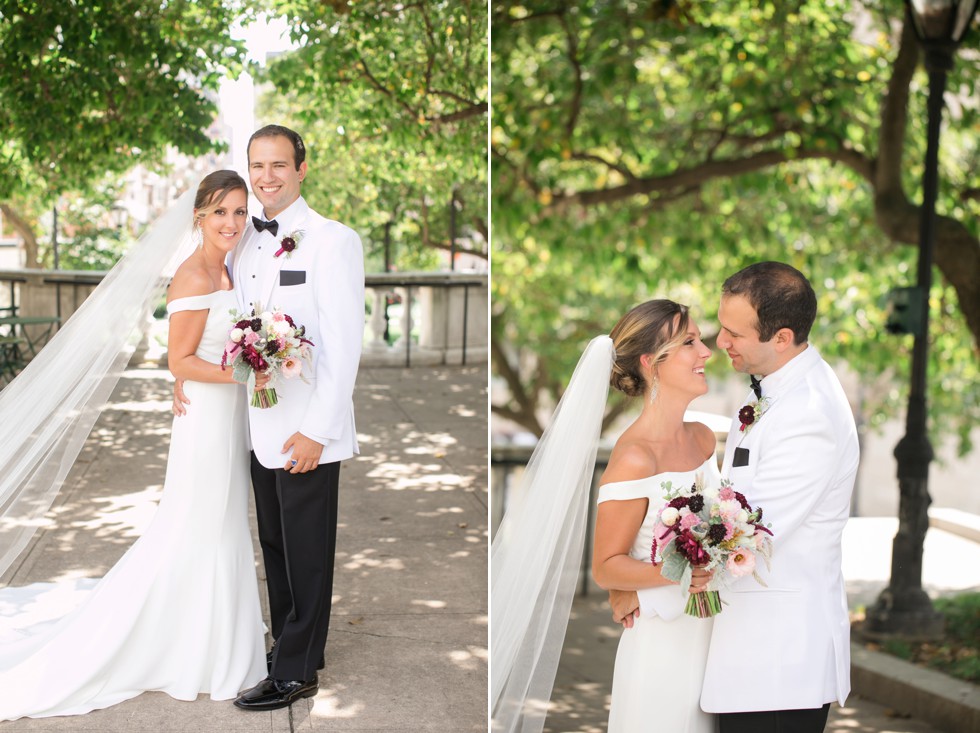 Mount Vernon Wedding couple portraits