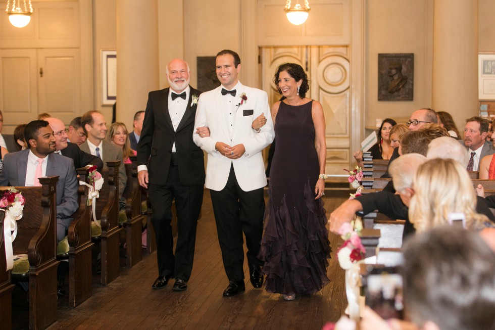 First Unitarian Church of Baltimore wedding ceremony