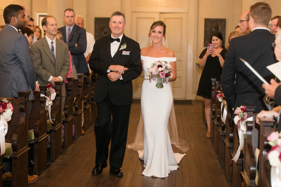 First Unitarian Church of Baltimore wedding ceremony