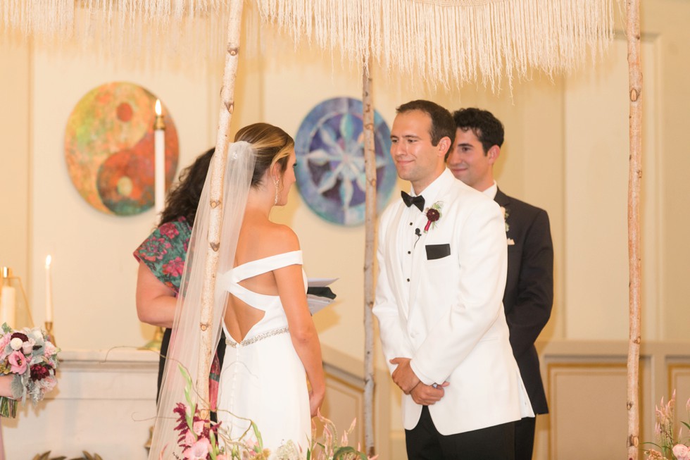 First Unitarian Church of Baltimore wedding ceremony