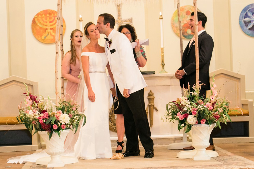 First Unitarian Church of Baltimore wedding ceremony