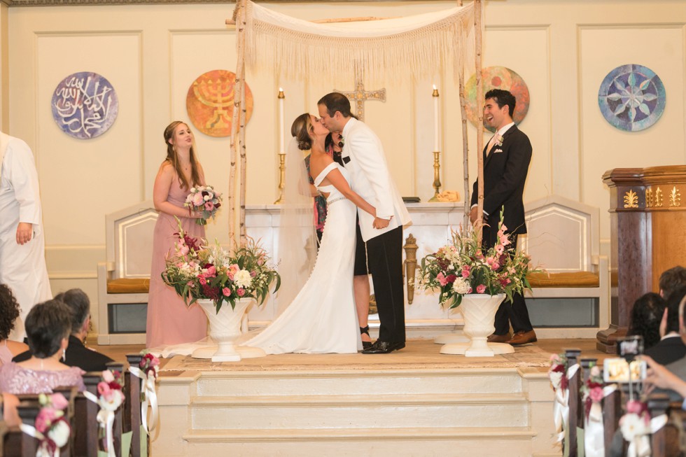 First Unitarian Church of Baltimore wedding ceremony