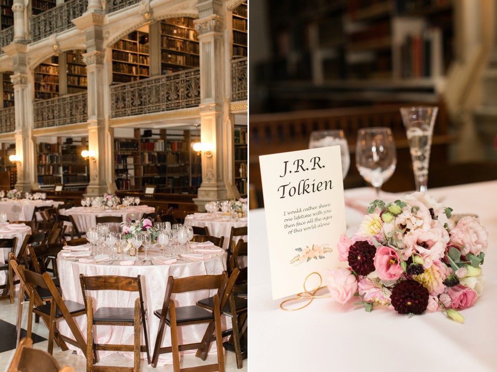 Local Color Flowers Peabody library wedding