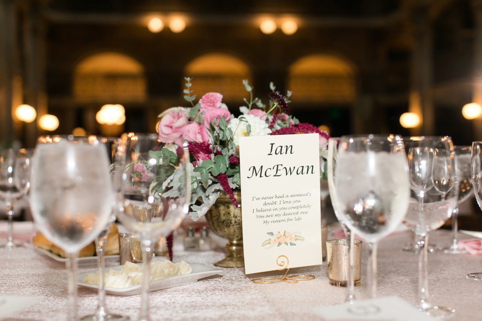 Local Color Flowers Peabody library wedding