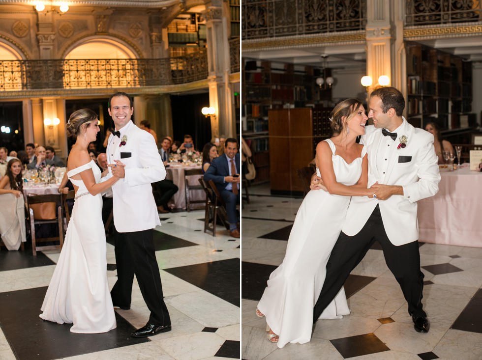 Simply Created Events Peabody library wedding reception