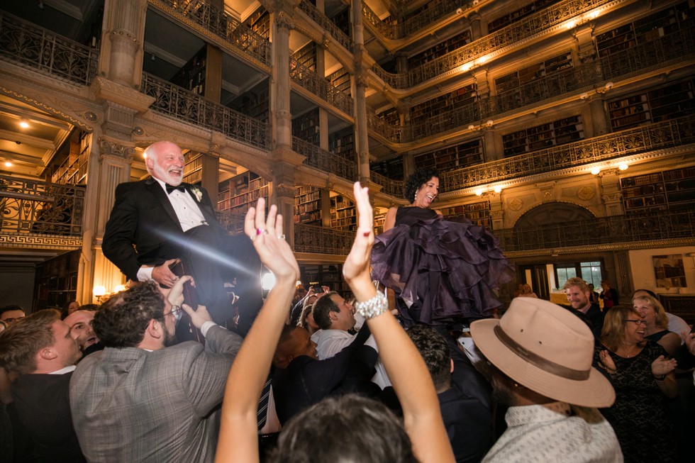 Bachelor Boys Band reception at peabody Library