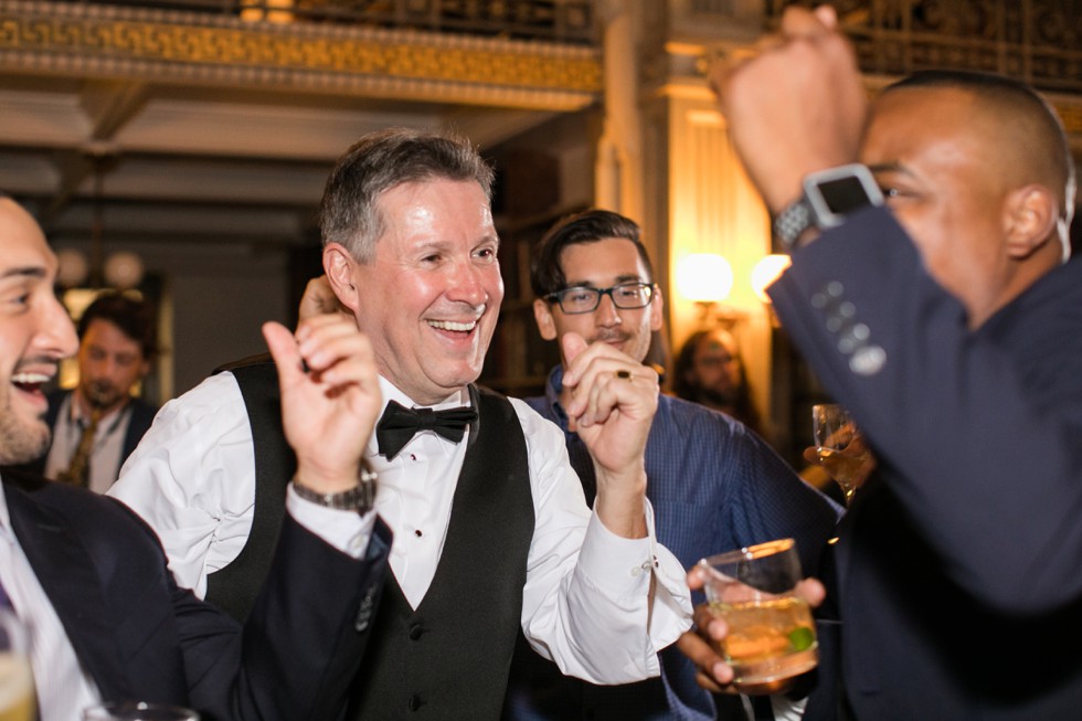 Bachelor Boys Band reception at peabody Library