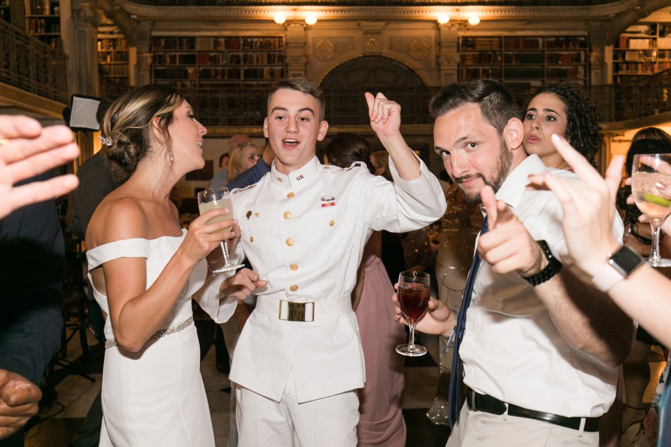 George Peabody Library wedding reception