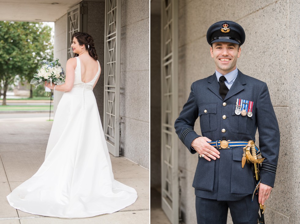 Royal navy groom - White house DC wedding photos