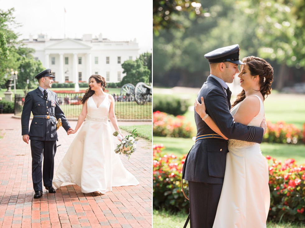 White house DC wedding photos