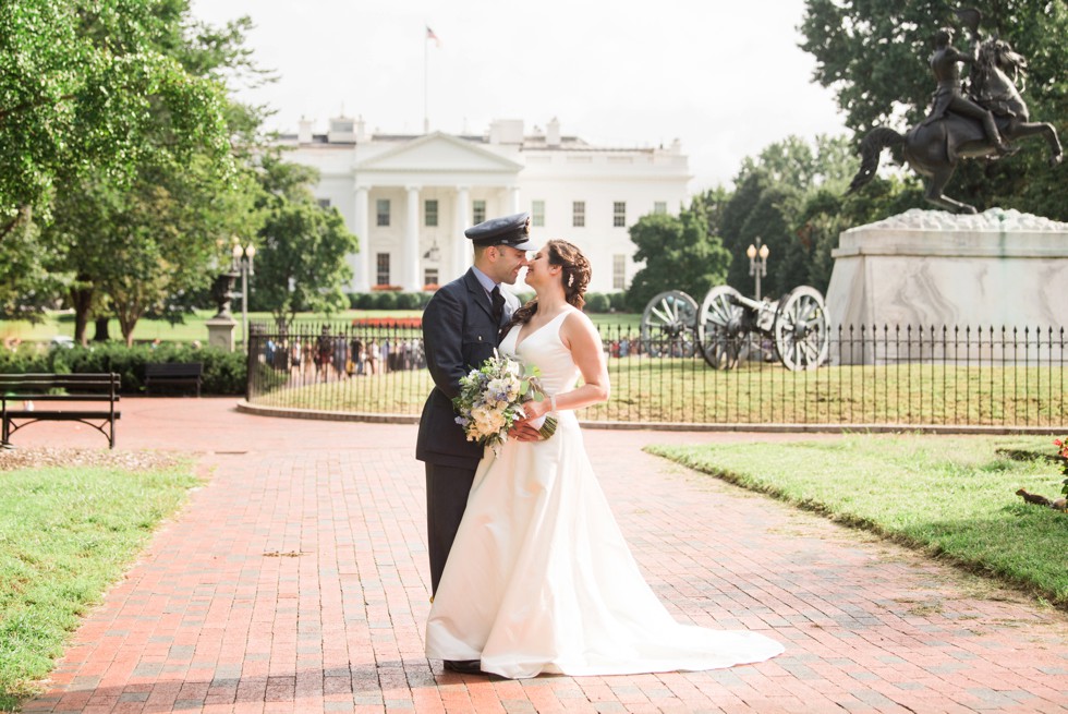 White house DC wedding photos