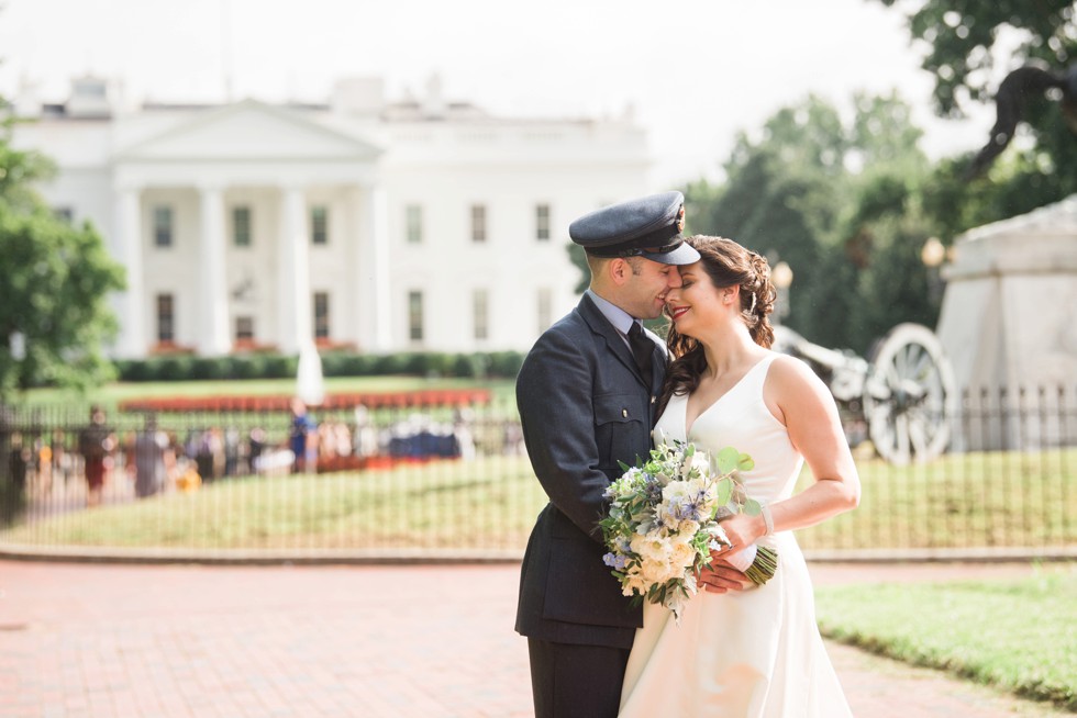 White house DC wedding photos