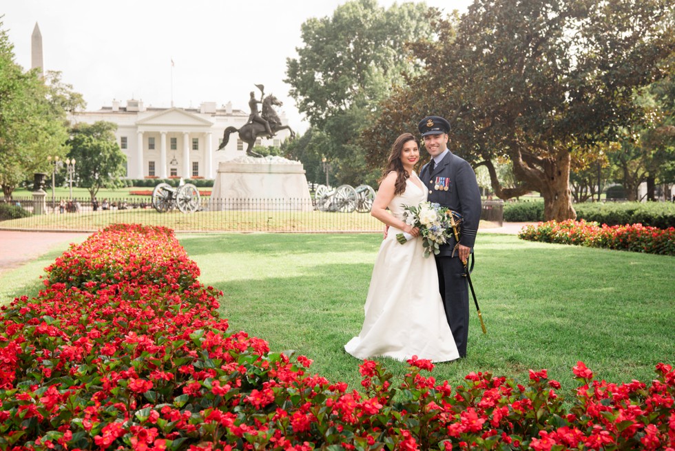 White house DC wedding photos