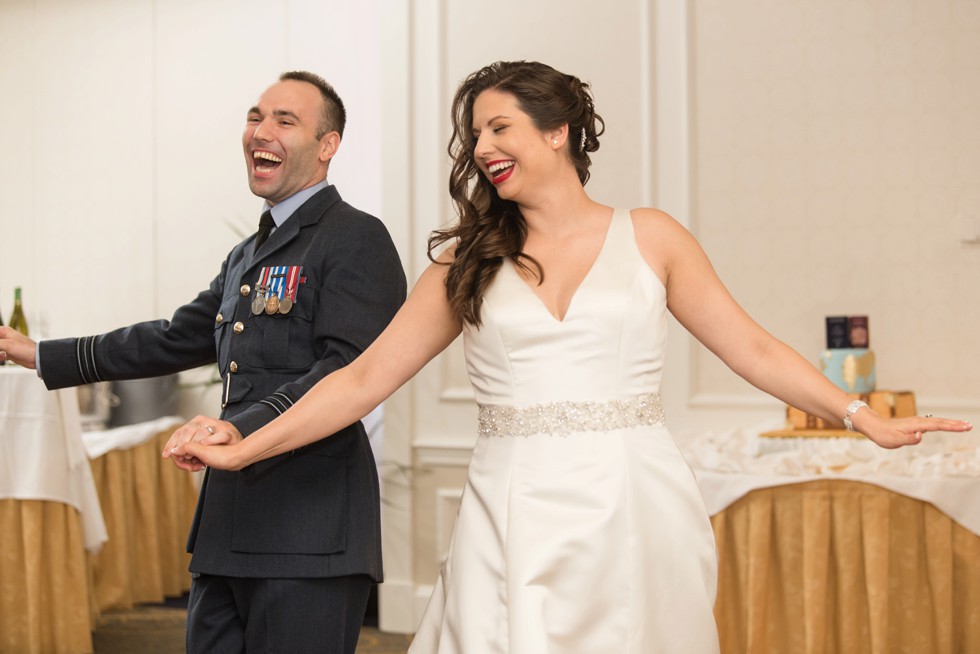 University Club of Washington DC library wedding first dance