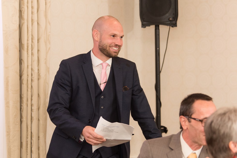 University Club of Washington DC intimate wedding toasts