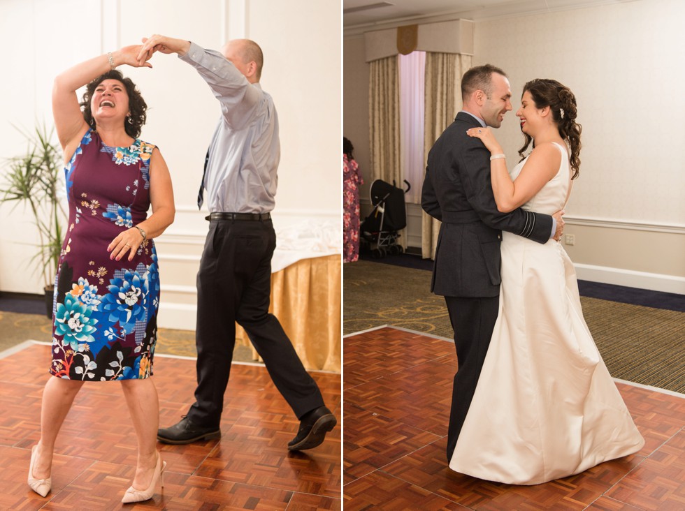 University Club of Washington DC library wedding first dance