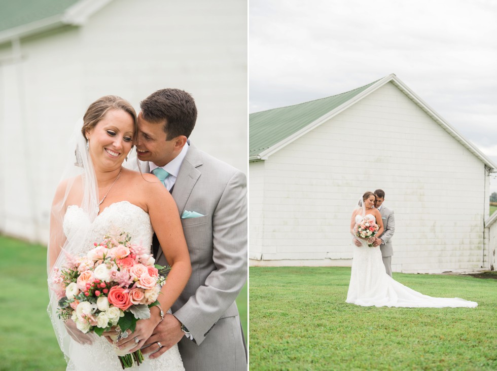 Maryland Farm wedding party at Friendly Farm