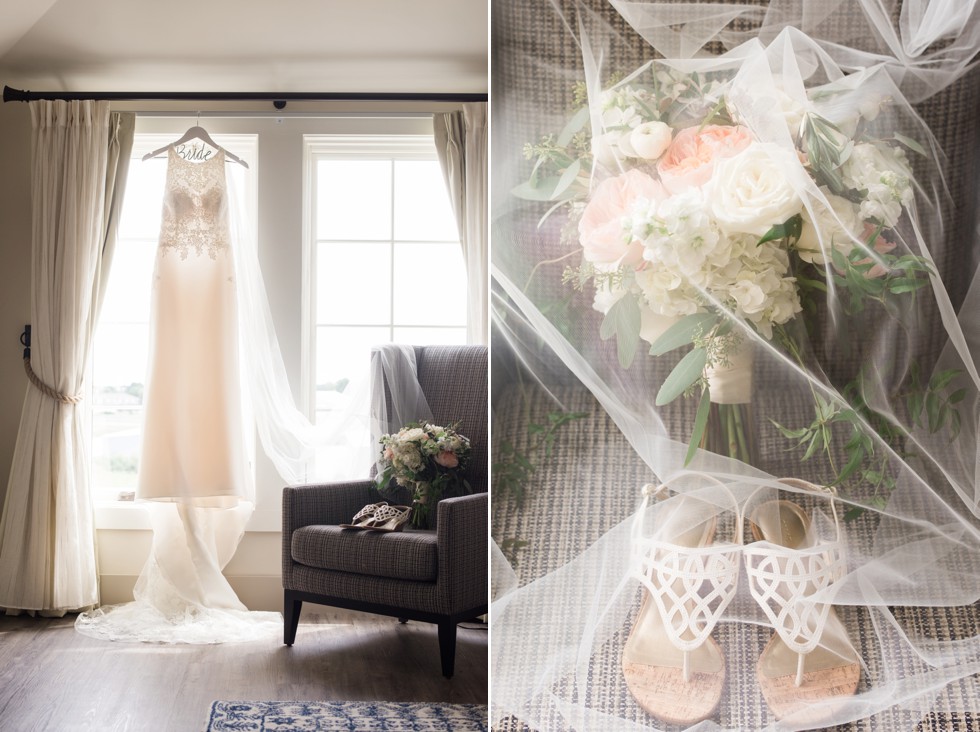 bride's details Inn at the Chesapeake Bay Beach club