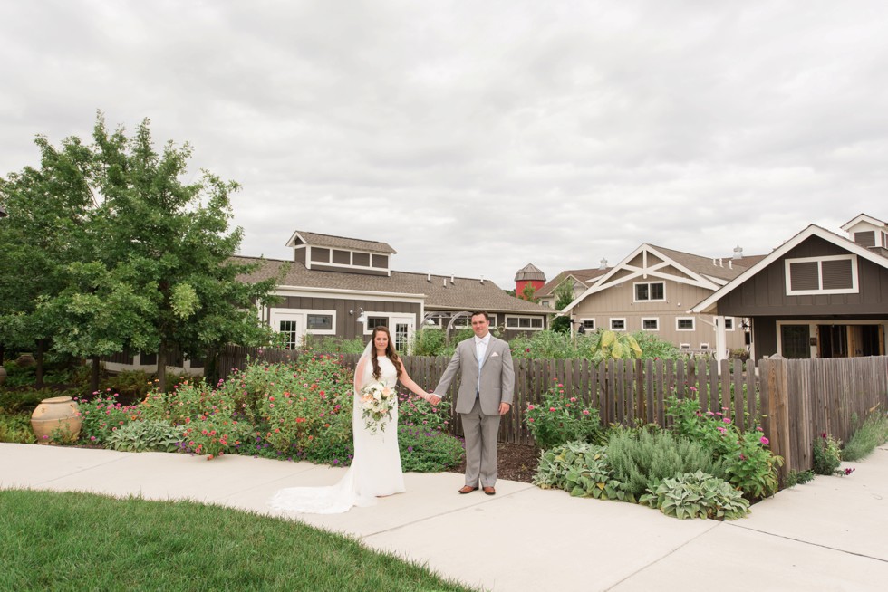 bride and groom at The Inn at the Chesapeake Bay Beach club