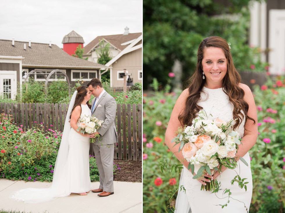 bride and groom at The Inn at the Chesapeake Bay Beach club