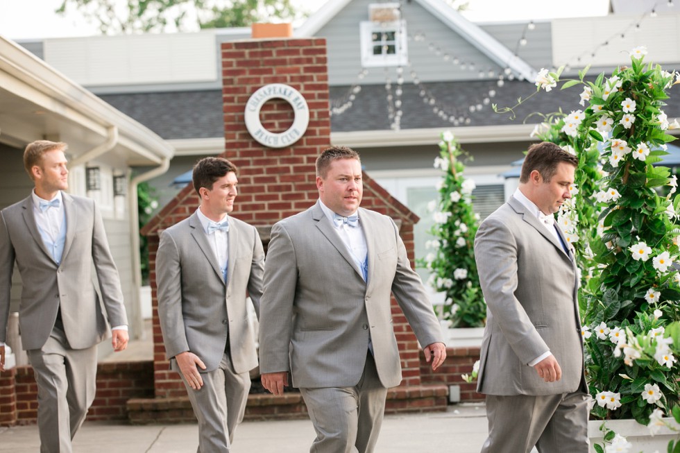 eastern shore wedding ceremony outside