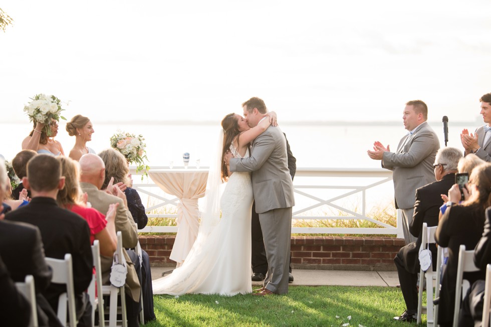 Chesapeake Bay Beach Club eastern shore wedding ceremony