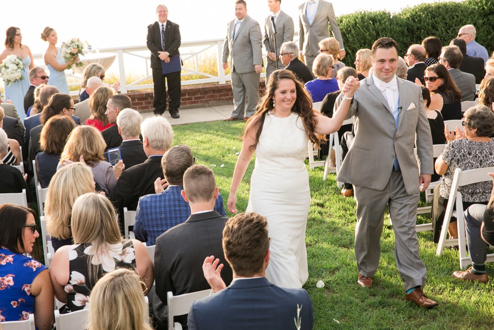 Chesapeake Bay Beach Club eastern shore wedding ceremony