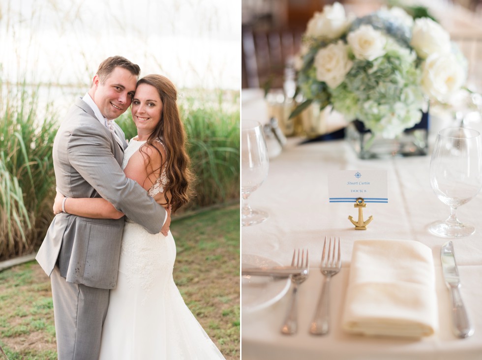 Chesapeake Bay Beach Club sunset wedding photo