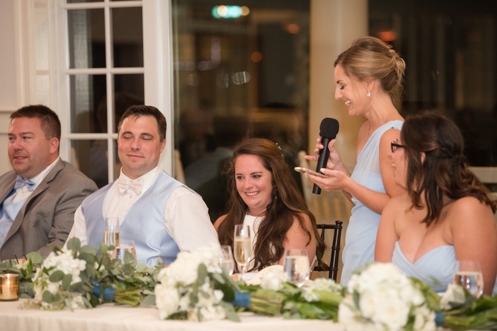 CBBC Beach House ballroom wedding toasts