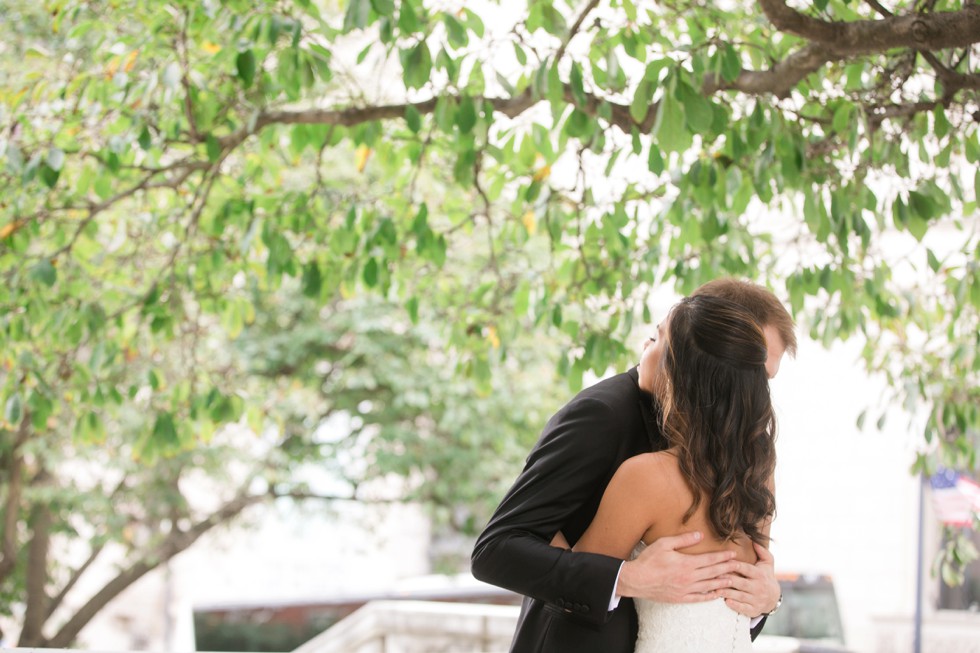 Mount Vernon Place Park George Peabody Library wedding